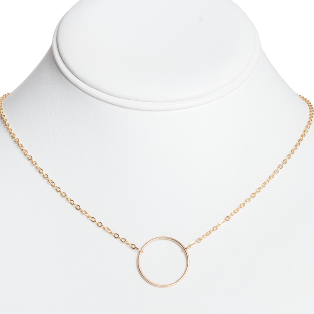 Gold Circle Necklace